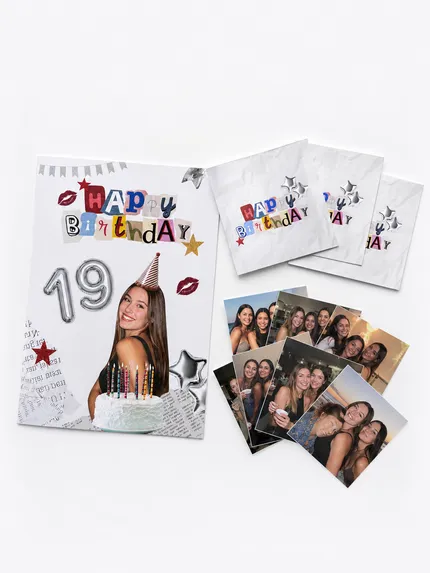 Portada — Álbum de figuritas · Cumpleaños para ella