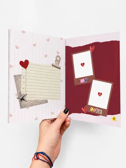 Interior del álbum — Álbum de figuritas · Aniversario love