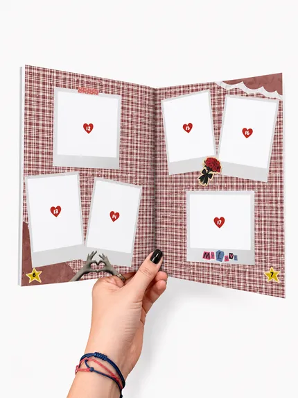 Detalle de figuritas — Álbum de figuritas · Aniversario collage